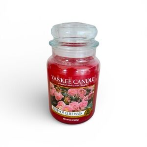 Yankee Candle Roses of Cliff Walk 22 Oz Large Jar Retired Rare New
